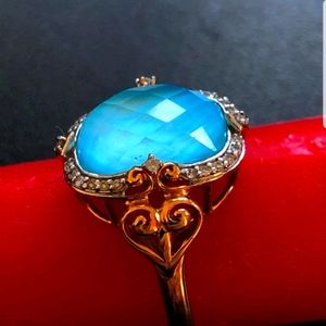 14 k gold FP amethyst ring !